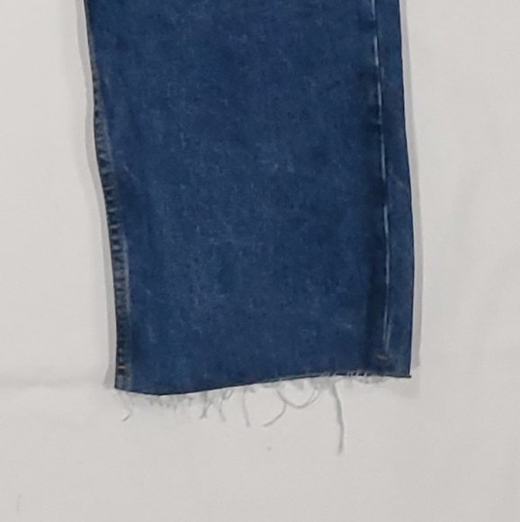 Med. High-Rise Dark Wash Mom Boot-Cut Jeans - Picture 7 of 7